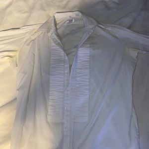 Men’s white Tuxedo shirt